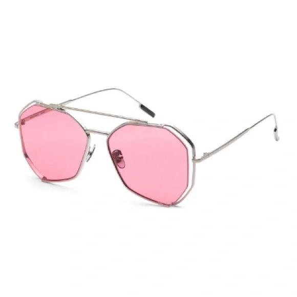 Accessories | Silver Light Red Blaze Geometric Aviator  display picture 1